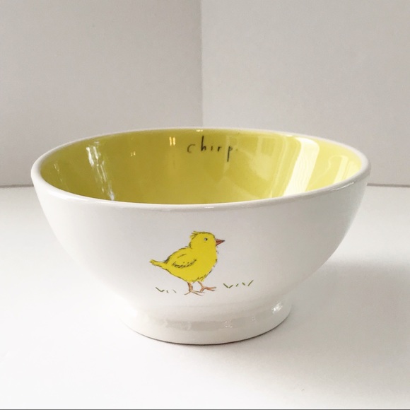 Rae Dunn by Magenta Chirp Chick Bowl Lot of 2 - Picture 2 of 5
